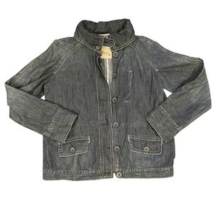 Gap 1969 Limited Edition Denim Jacket Lightweight Collar And Hood Size Medium